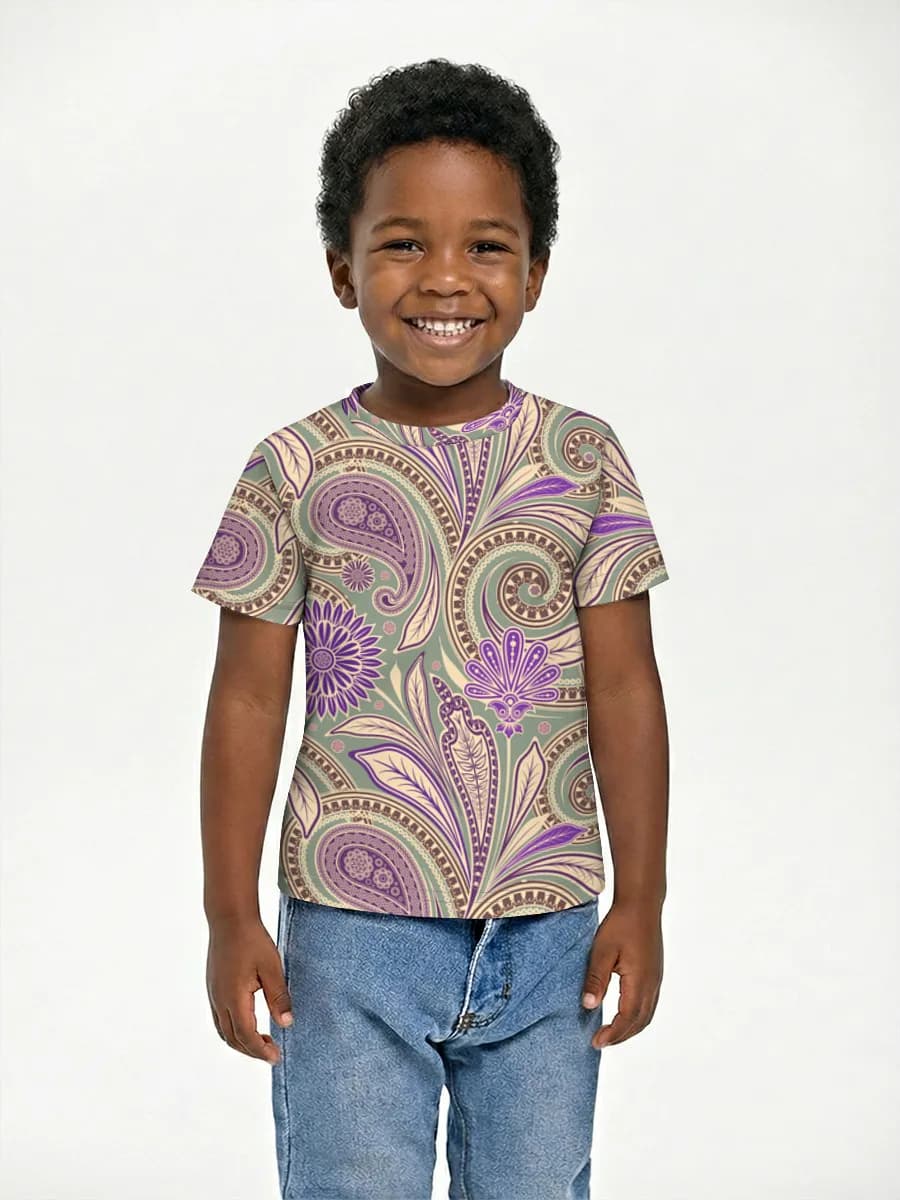 Children's cotton T-shirt (for boys. Copy)