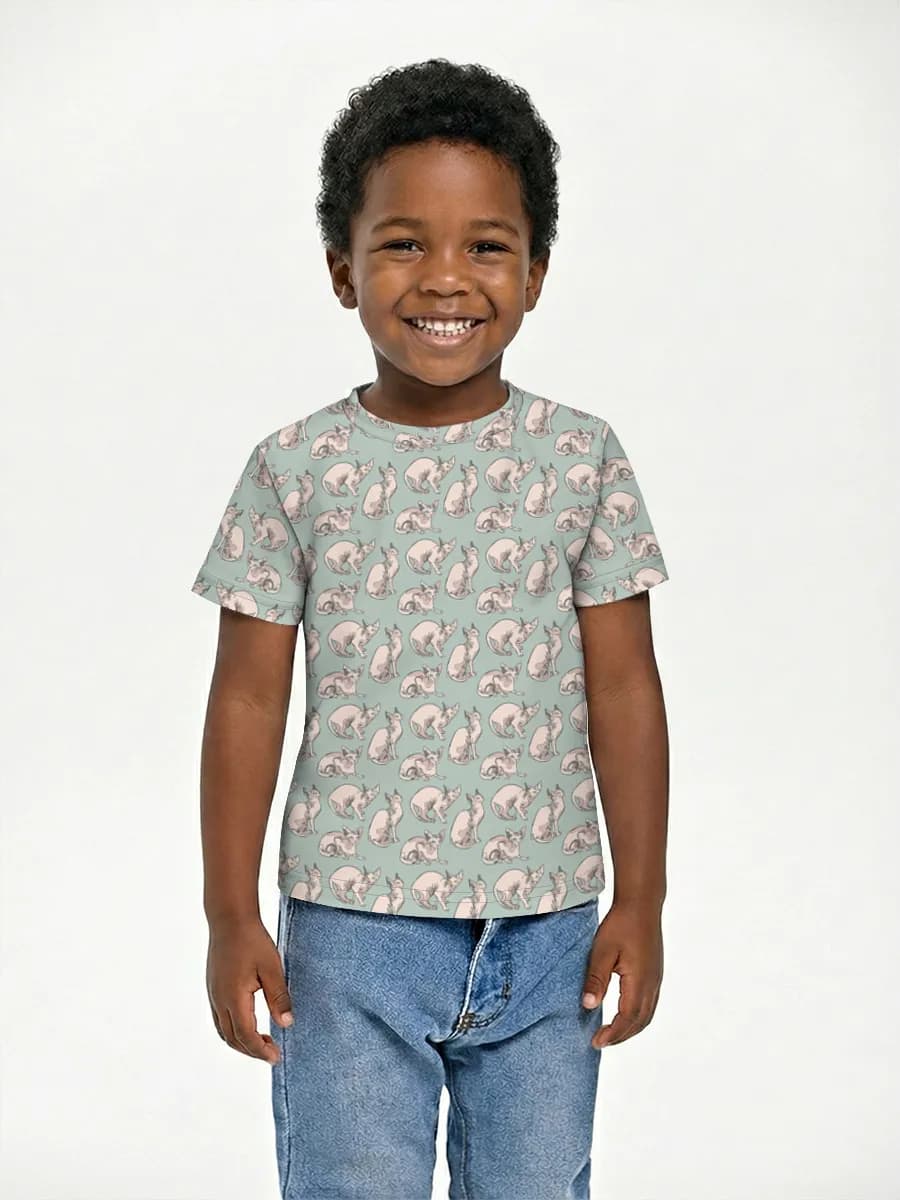 Children's cotton T-shirt (for boys. Copy)