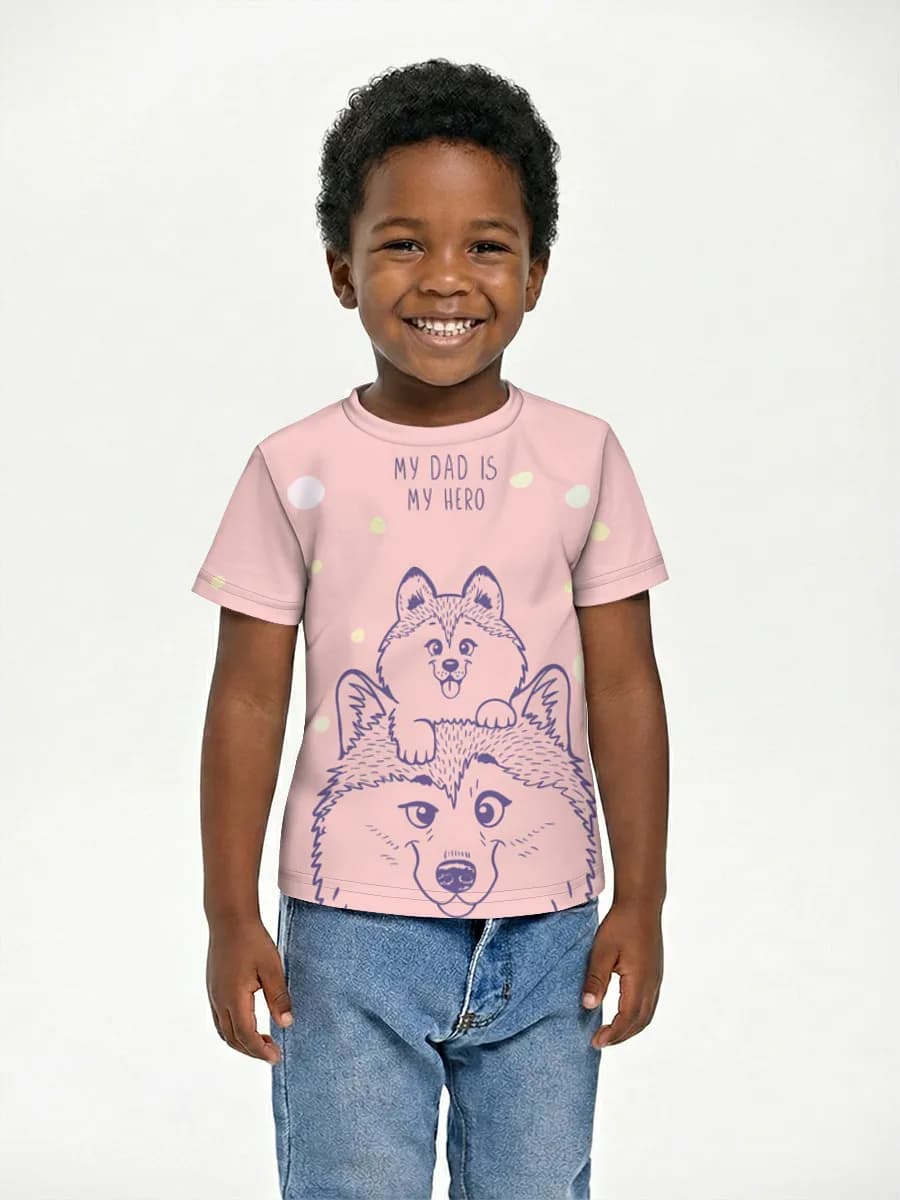 Children's cotton T-shirt (for boys. Copy)