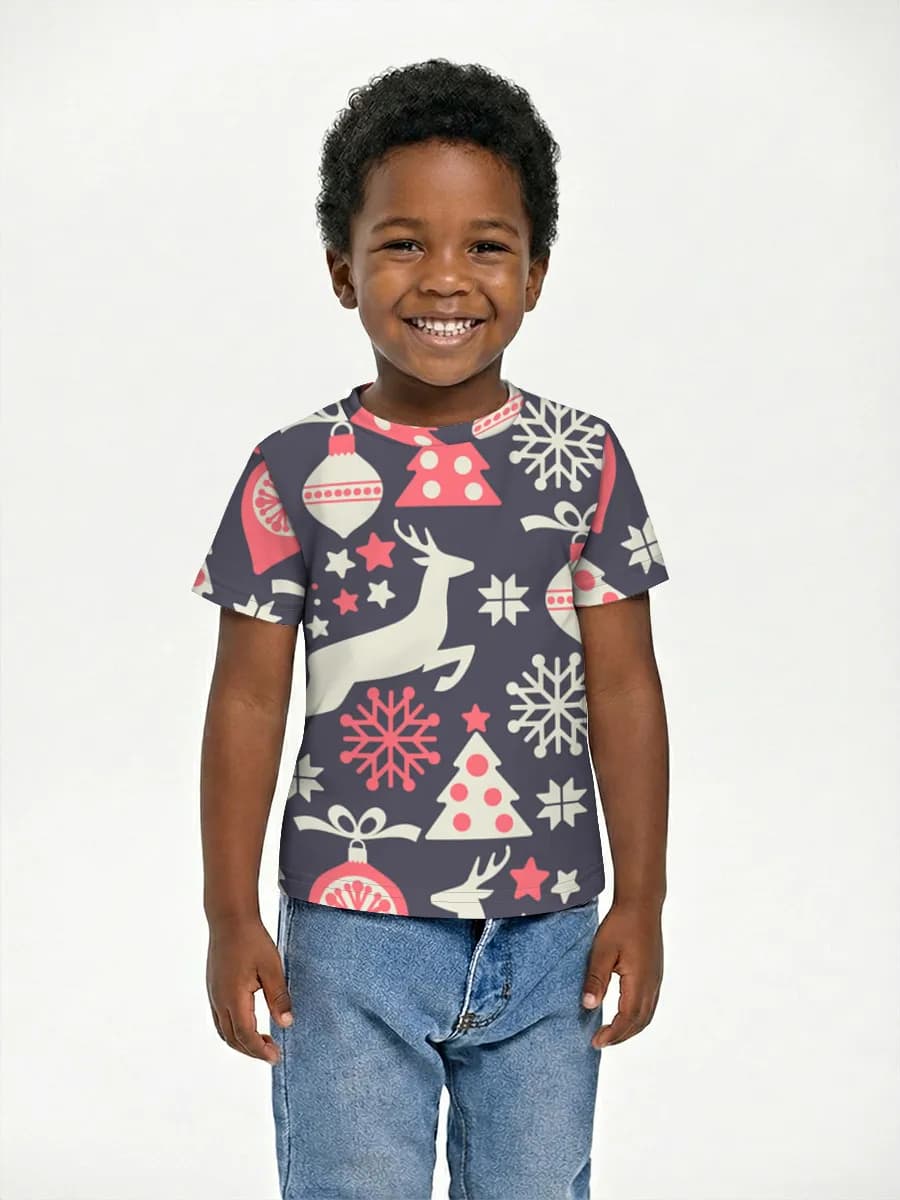Children's cotton T-shirt (for boys. Copy)