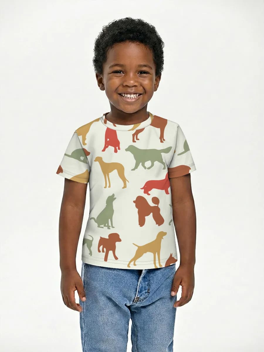 Children's cotton T-shirt (for boys. Copy)