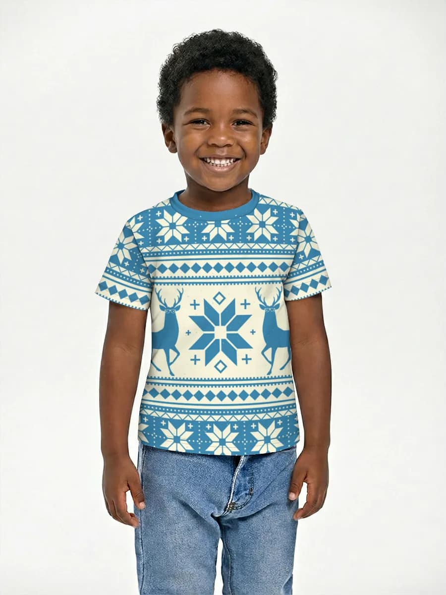 Children's cotton T-shirt (for boys. Copy)