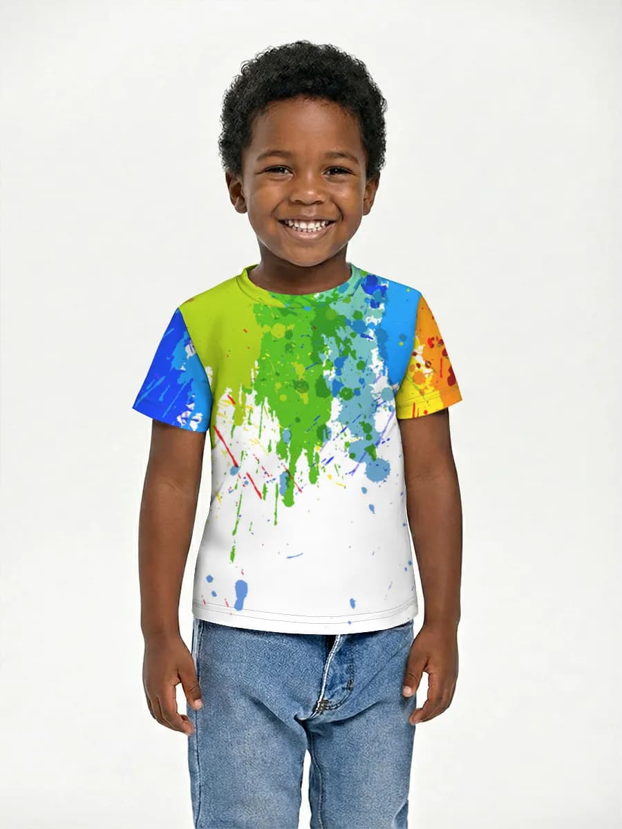 Children's cotton T-shirt (for boys. Copy)