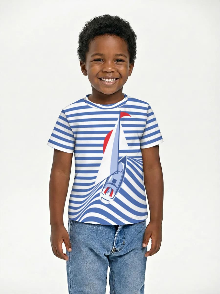 Children's cotton T-shirt (for boys. Copy)