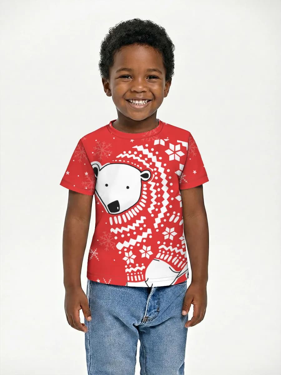 Children's cotton T-shirt (for boys. Copy)