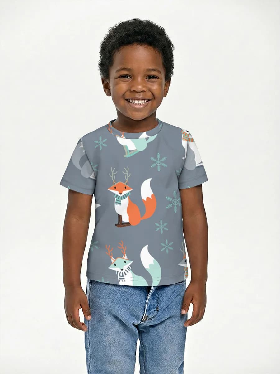 Children's cotton T-shirt (for boys. Copy)