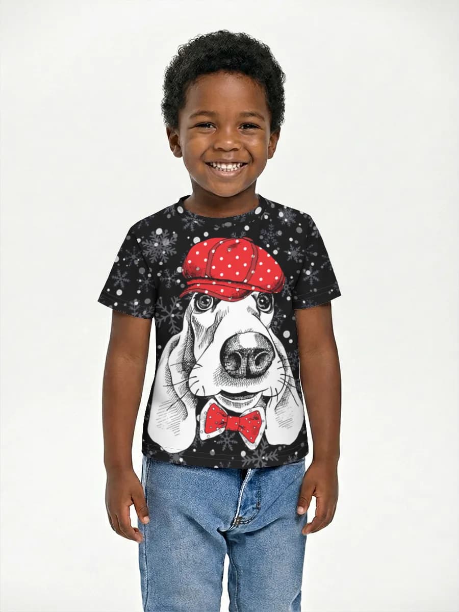 Children's cotton T-shirt (for boys. Copy)