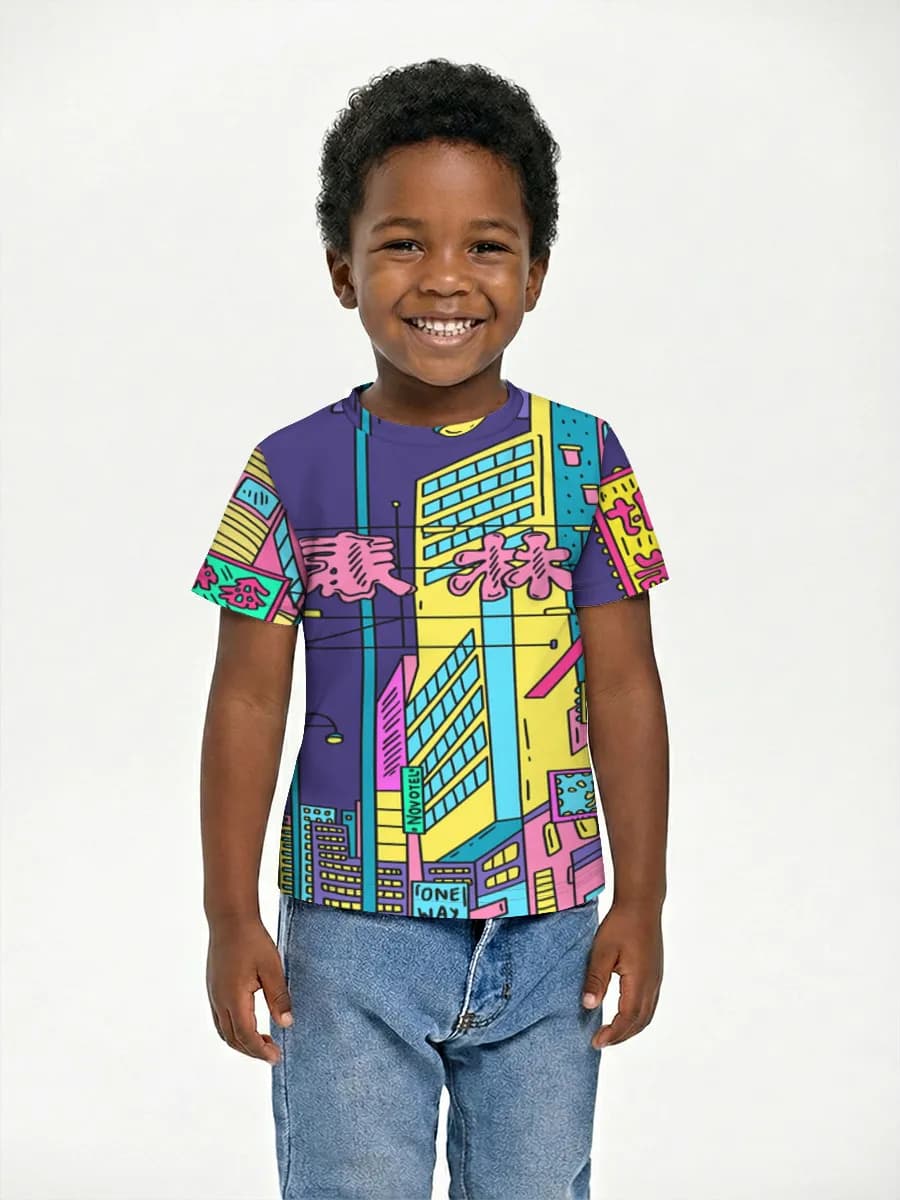 Children's cotton T-shirt (for boys. Copy)