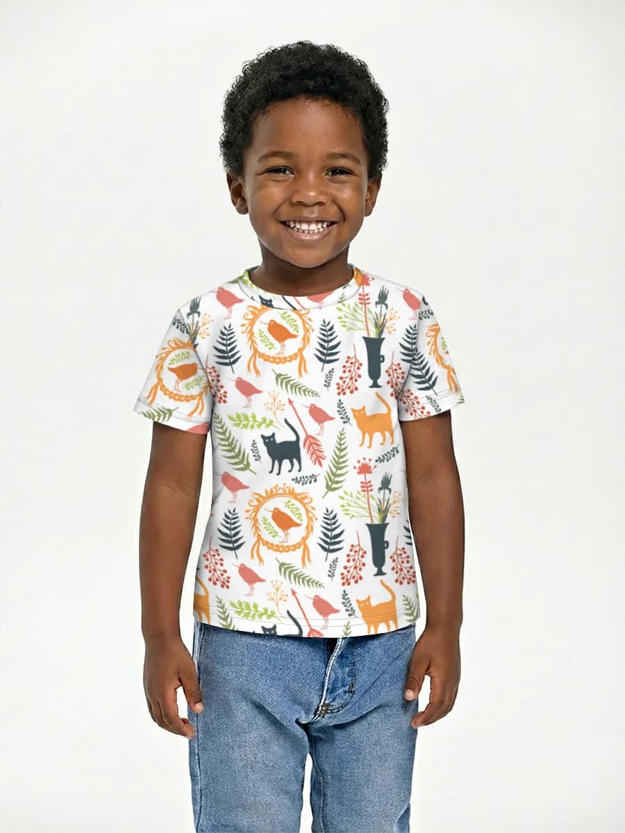 Children's cotton T-shirt (for boys. Copy)
