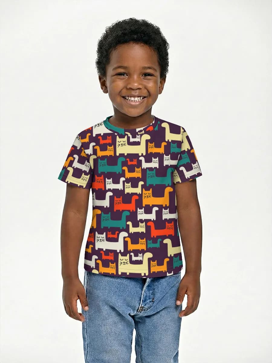 Children's cotton T-shirt (for boys. Copy)