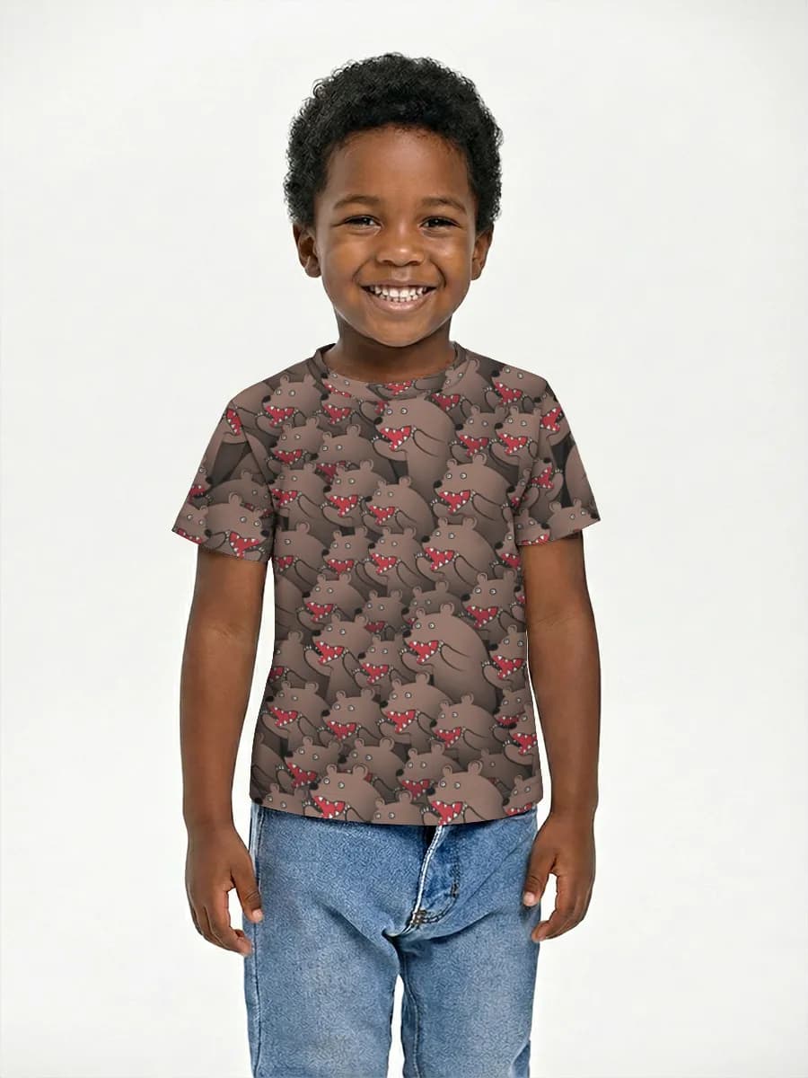 Children's cotton T-shirt (for boys. Copy)