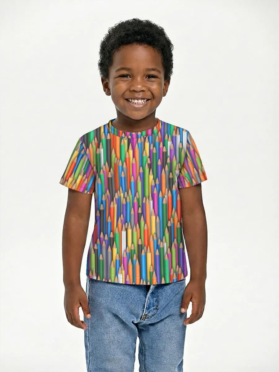 Children's cotton T-shirt (for boys. Copy)
