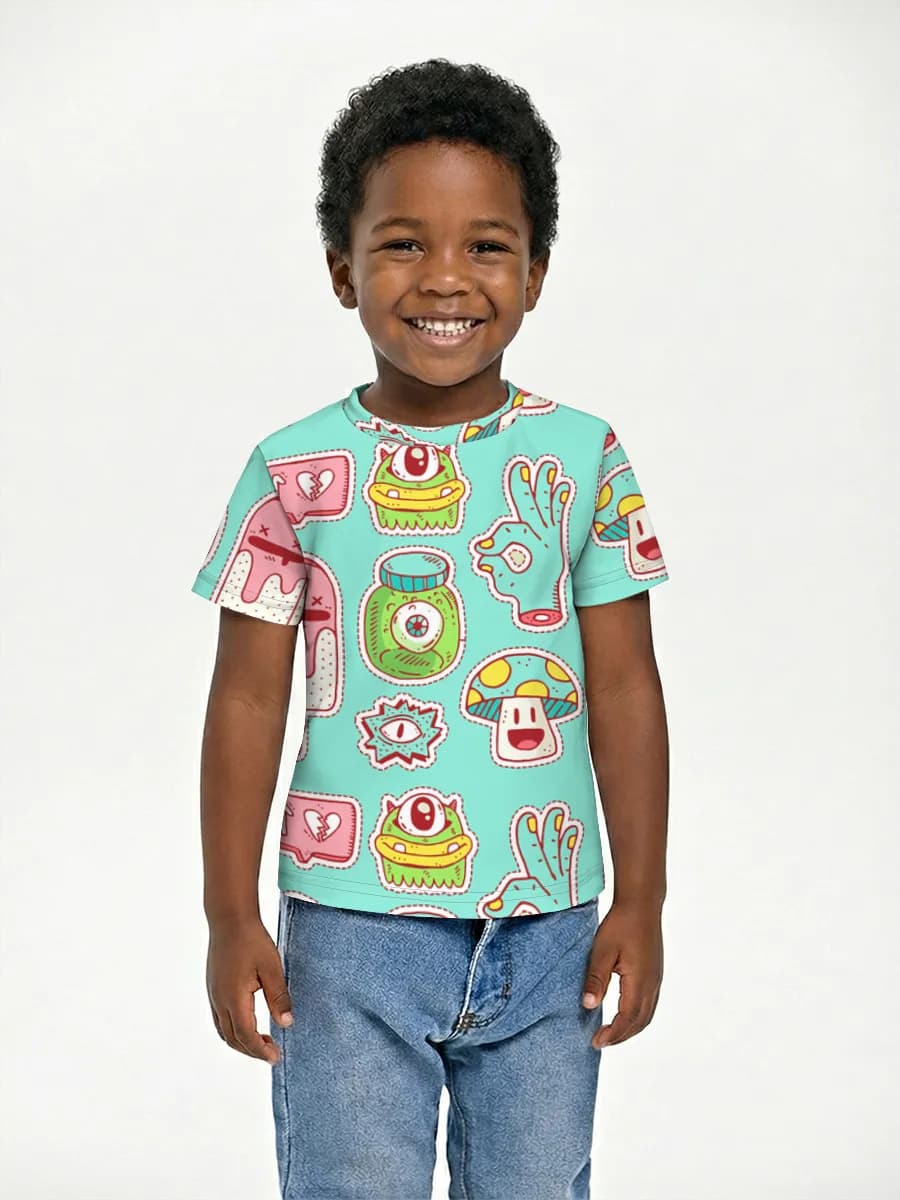 Children's cotton T-shirt (for boys. Copy)