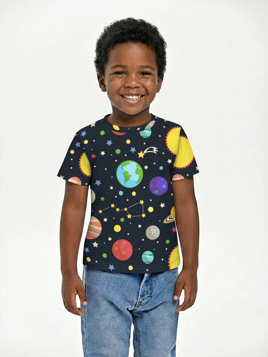Children's cotton T-shirt (for boys. Copy)