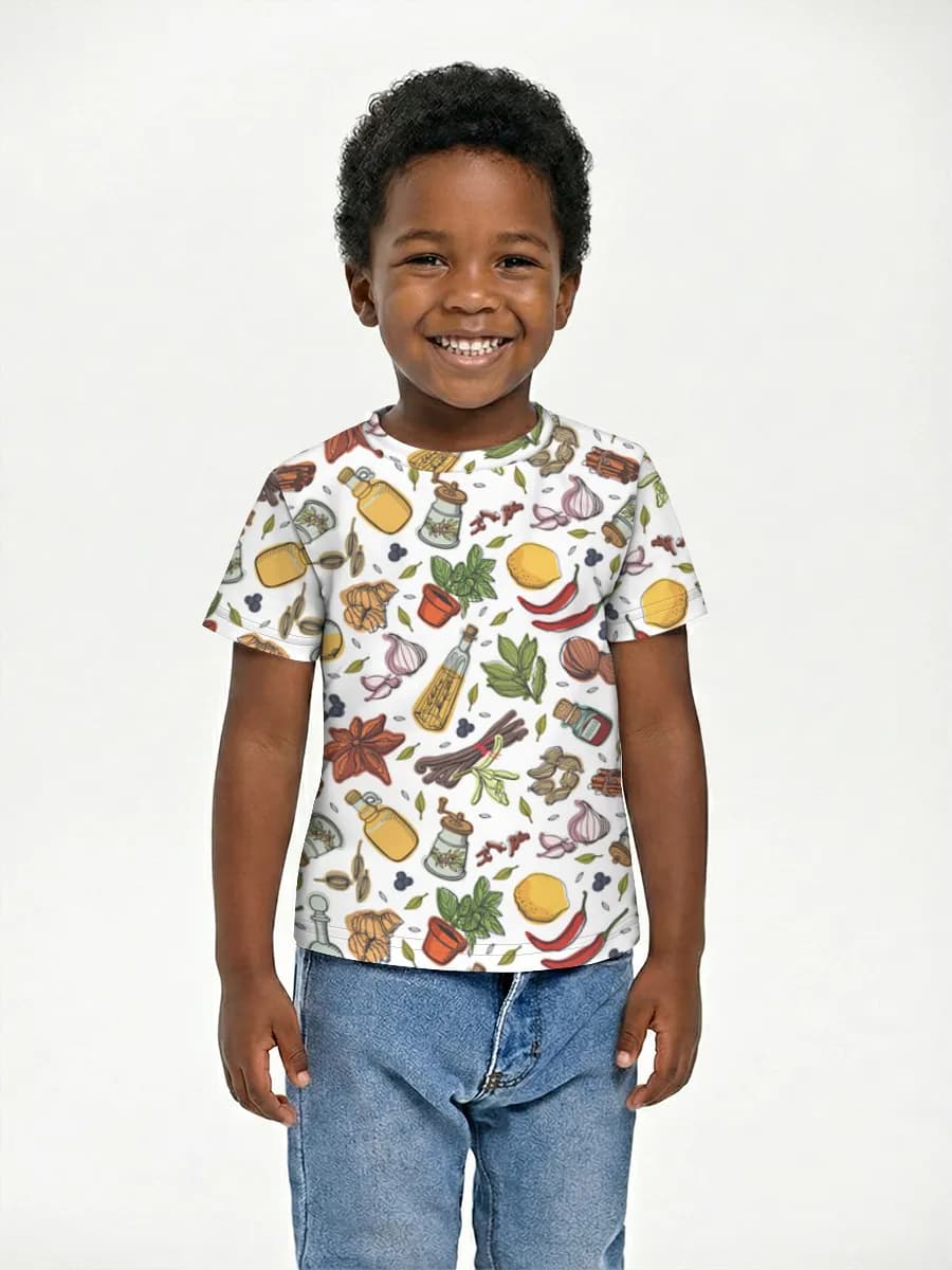 Children's cotton T-shirt (for boys. Copy)