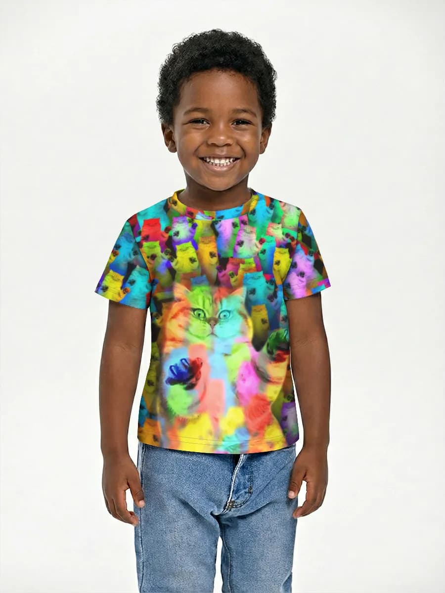 Children's cotton T-shirt (for boys. Copy)