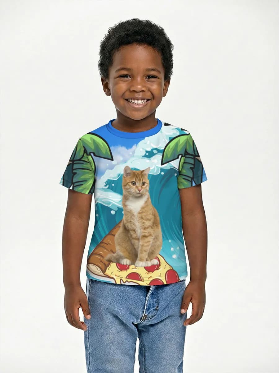 Children's cotton T-shirt (for boys. Copy)