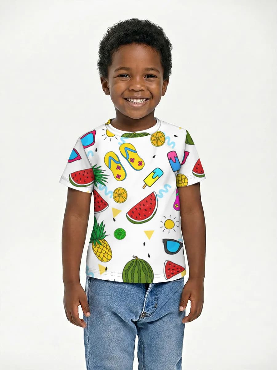 Children's cotton T-shirt (for boys. Copy)
