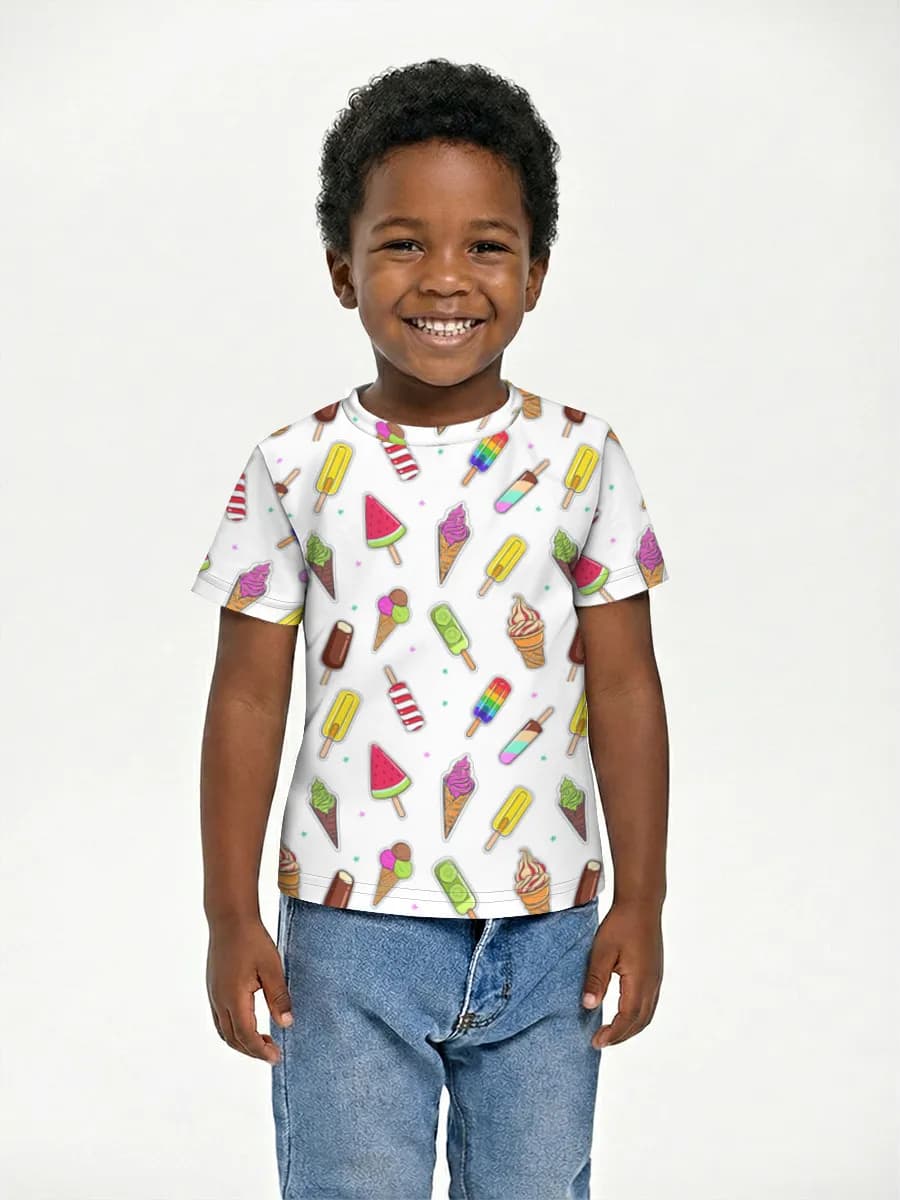 Children's cotton T-shirt (for boys. Copy)