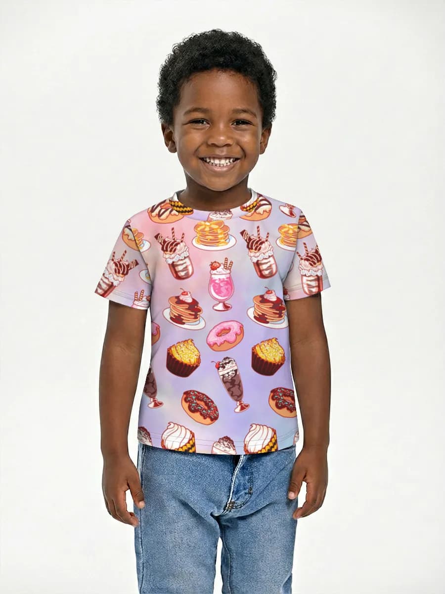 Children's cotton T-shirt (for boys. Copy)
