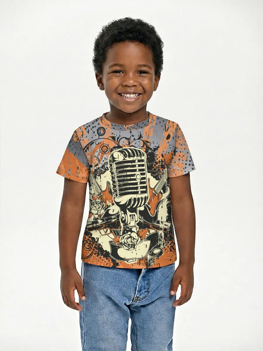 Children's cotton T-shirt (for boys. Copy)