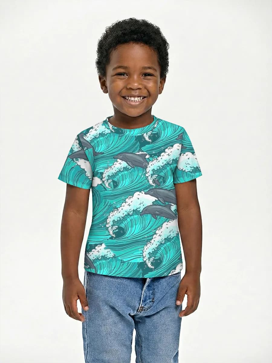 Children's cotton T-shirt (for boys. Copy)