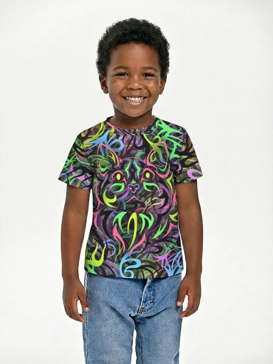 Children's cotton T-shirt (for boys. Copy)