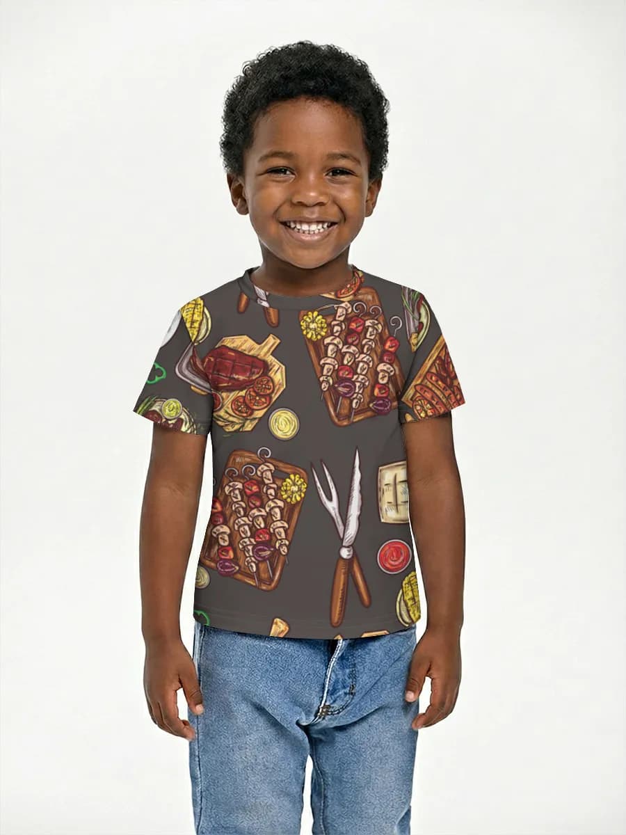 Children's cotton T-shirt (for boys. Copy)
