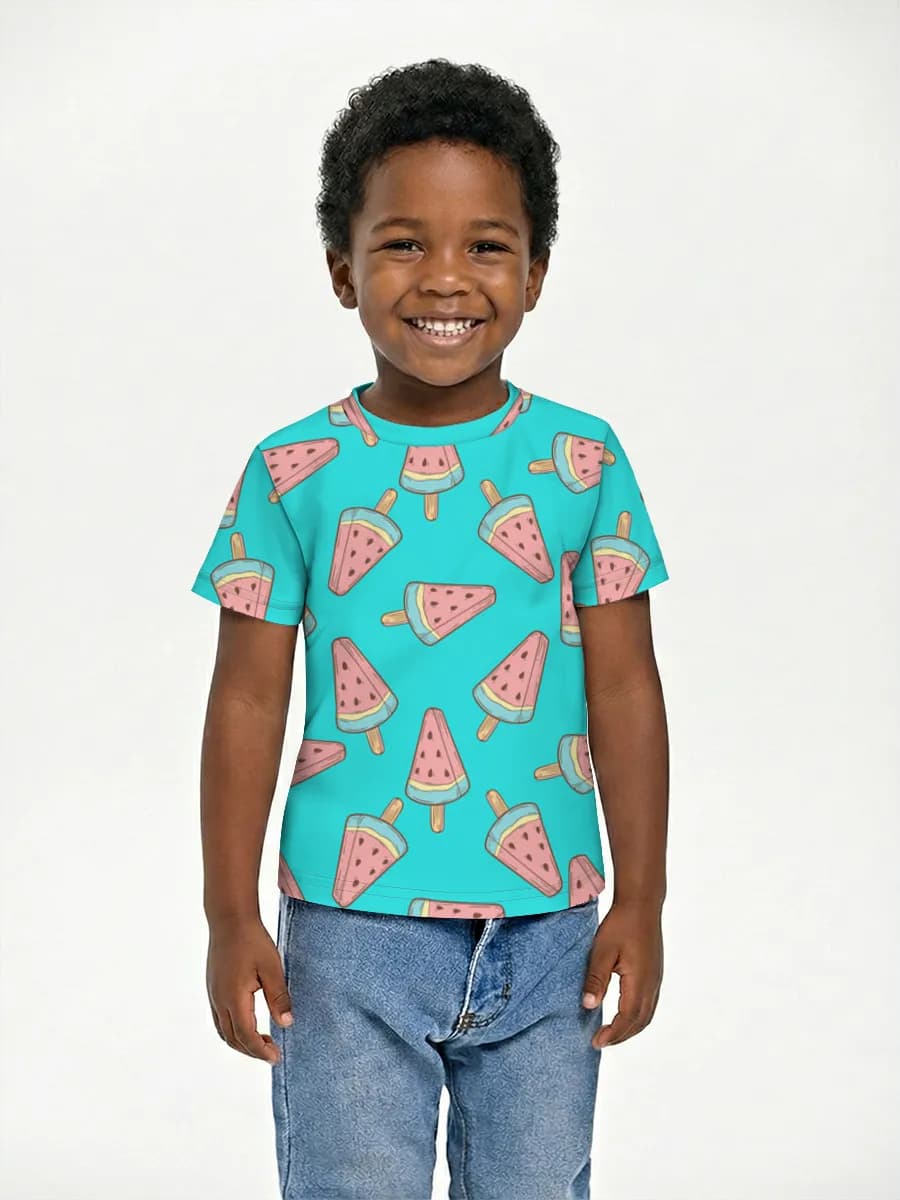 Children's cotton T-shirt (for boys. Copy)