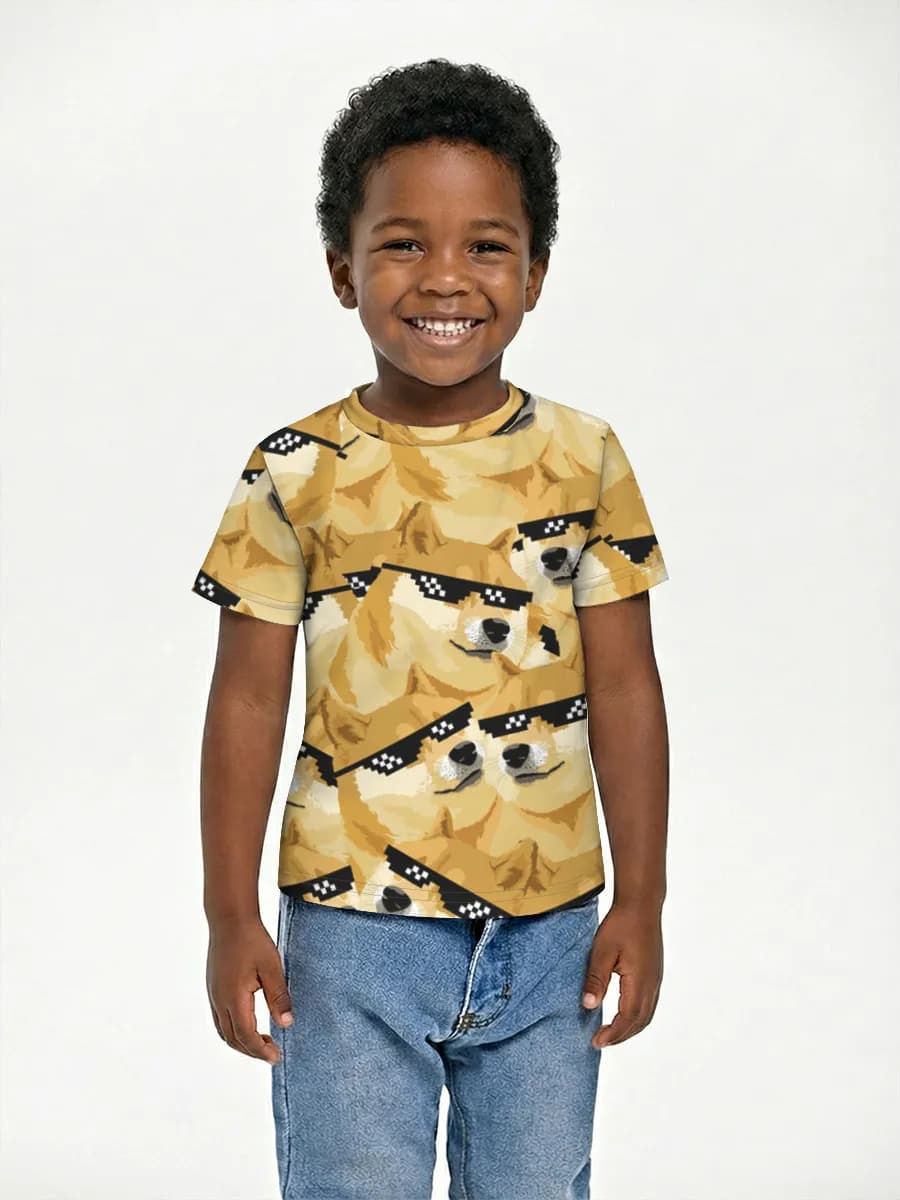 Children's cotton T-shirt (for boys. Copy)