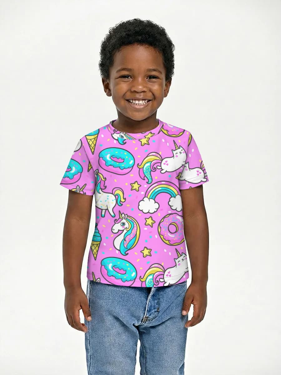 Children's cotton T-shirt (for boys. Copy)