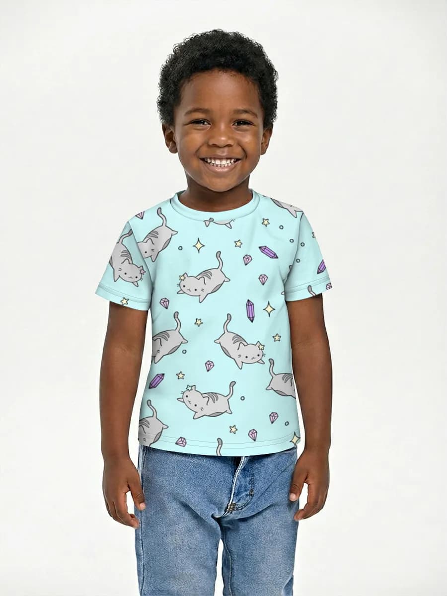 Children's cotton T-shirt (for boys. Copy)