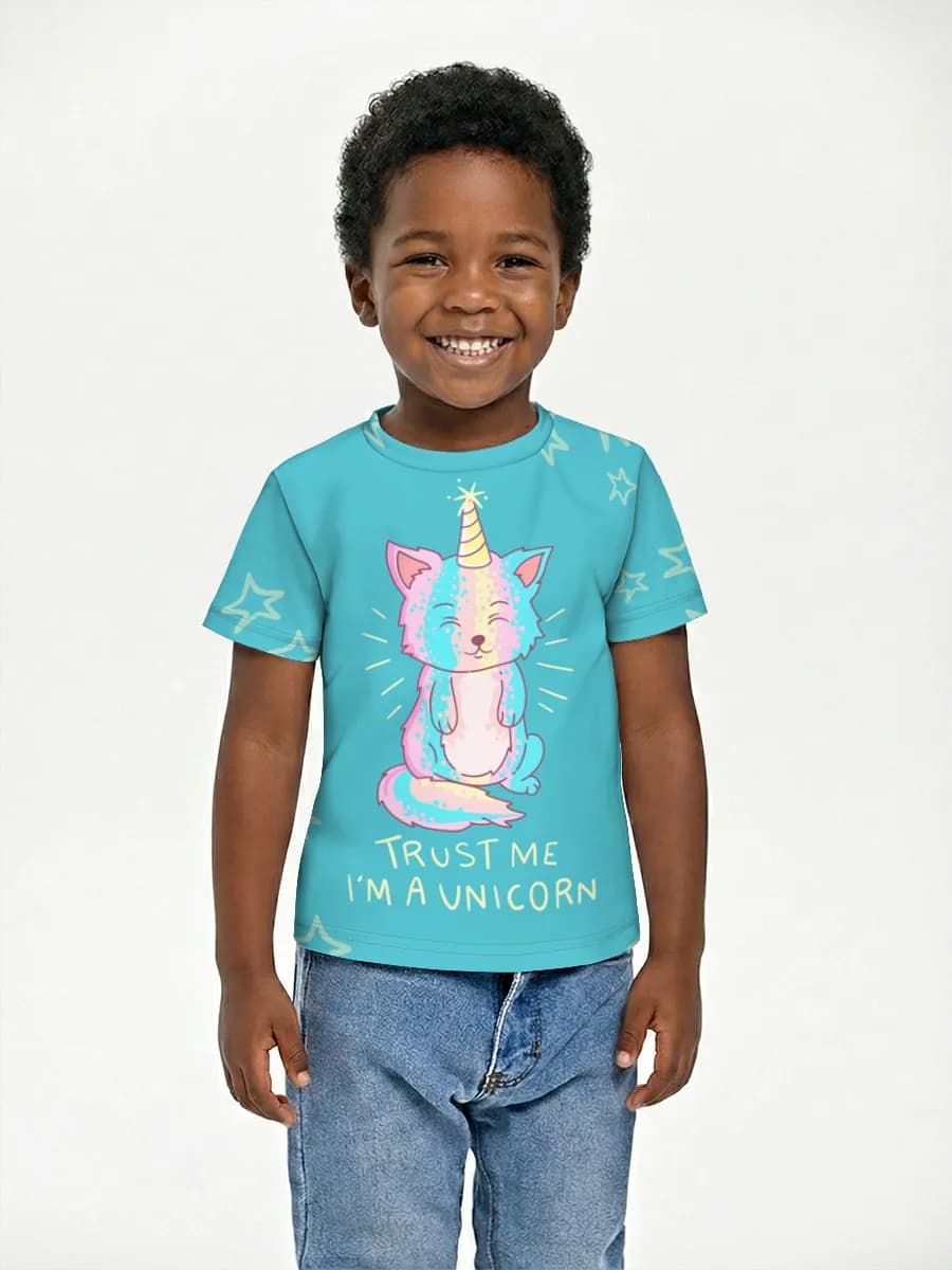 Children's cotton T-shirt (for boys. Copy)