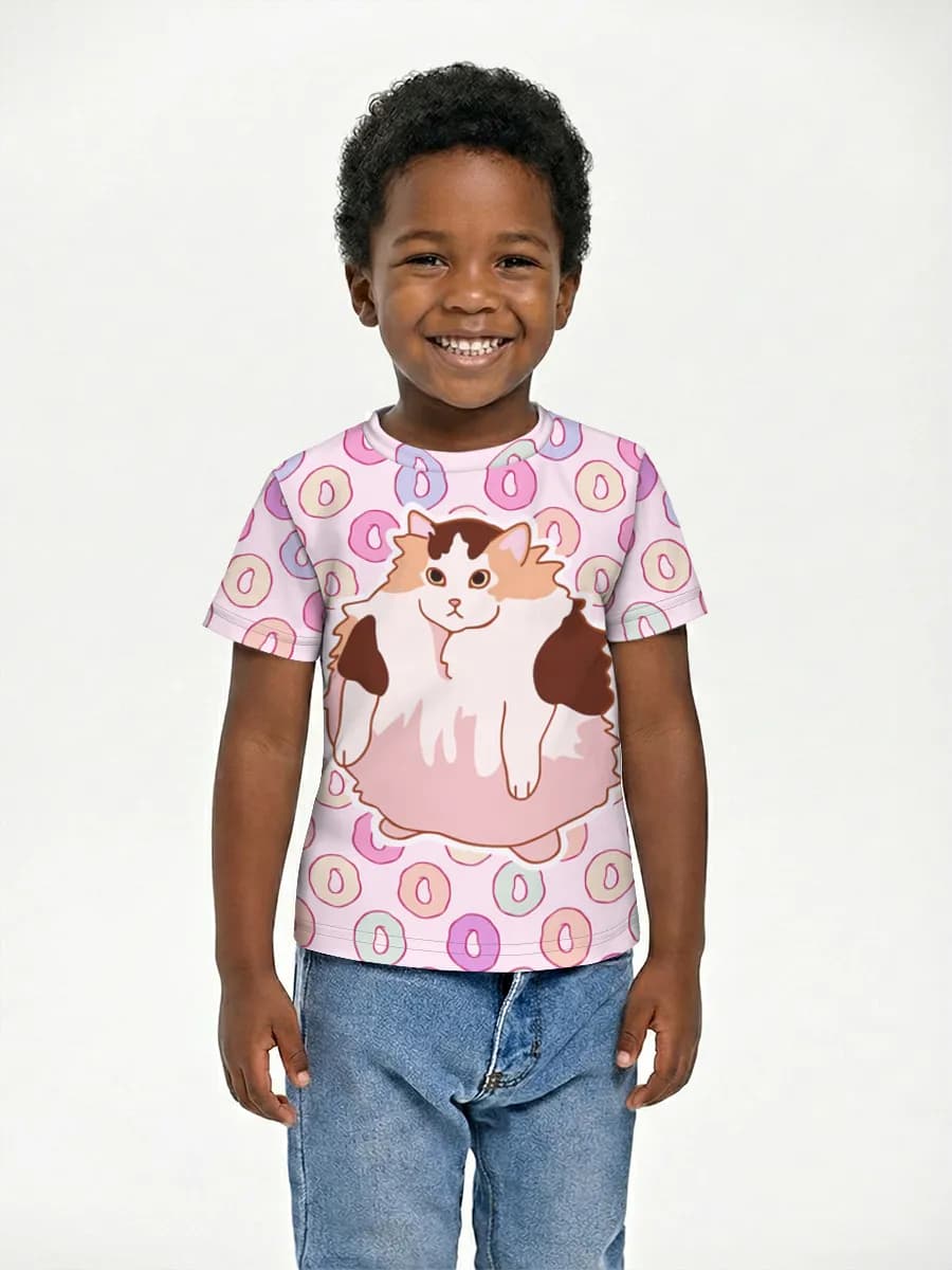 Children's cotton T-shirt (for boys. Copy)