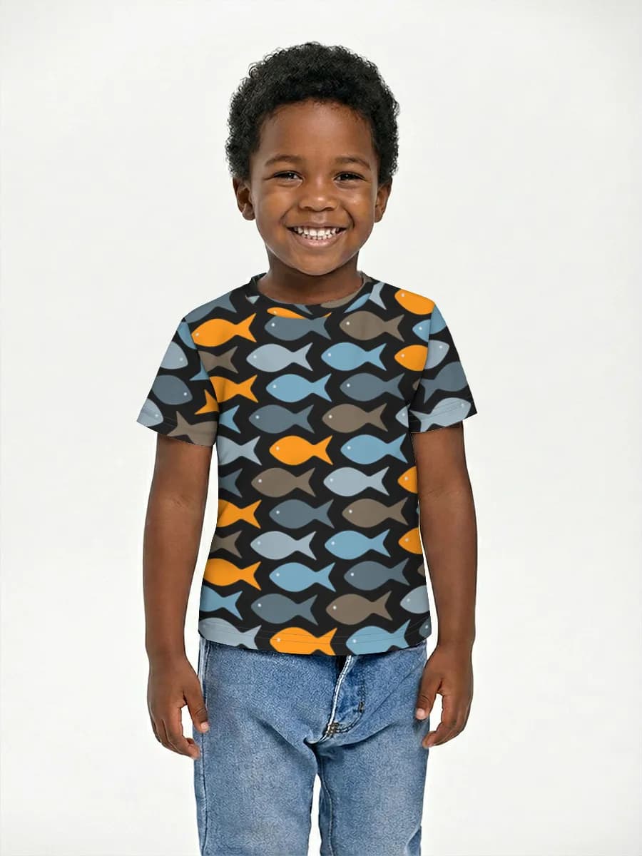 Children's cotton T-shirt (for boys. Copy)