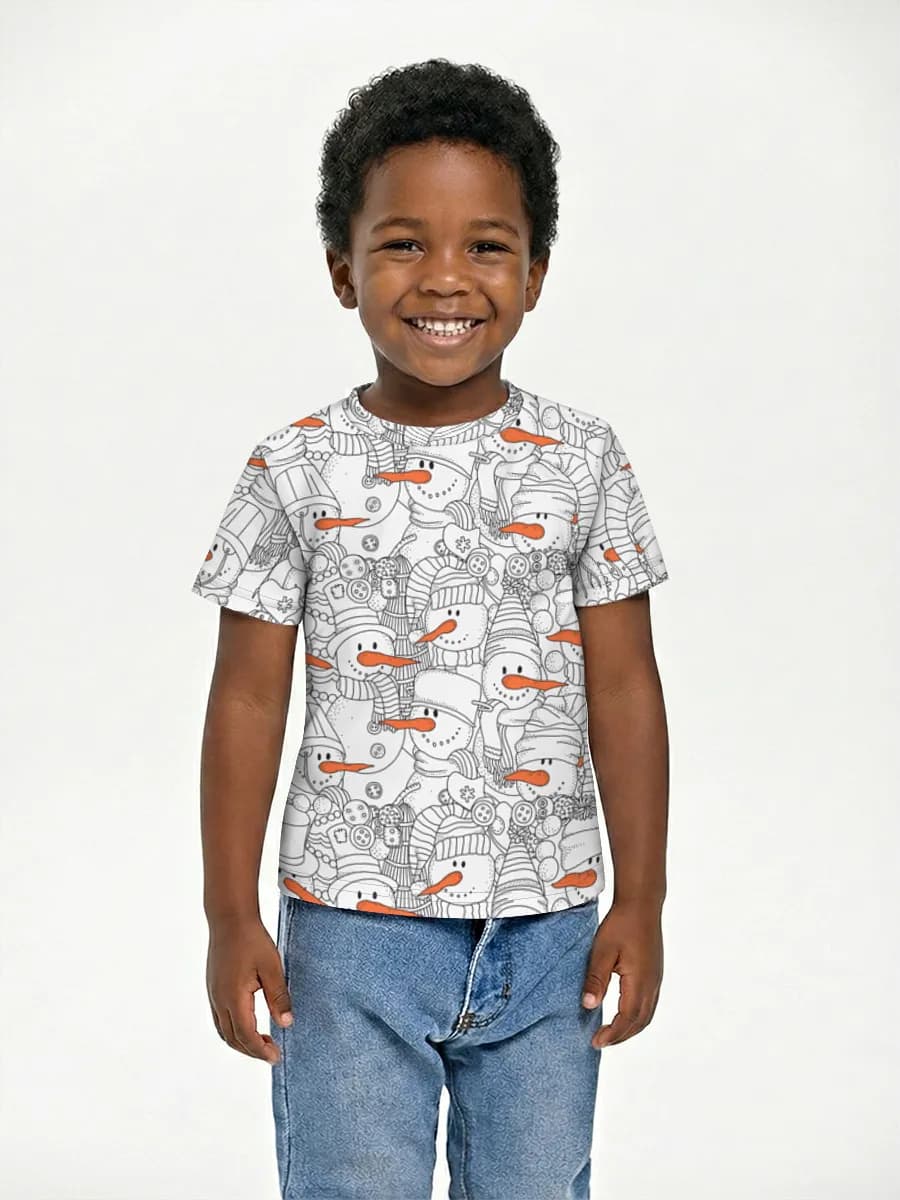 Children's cotton T-shirt (for boys. Copy)