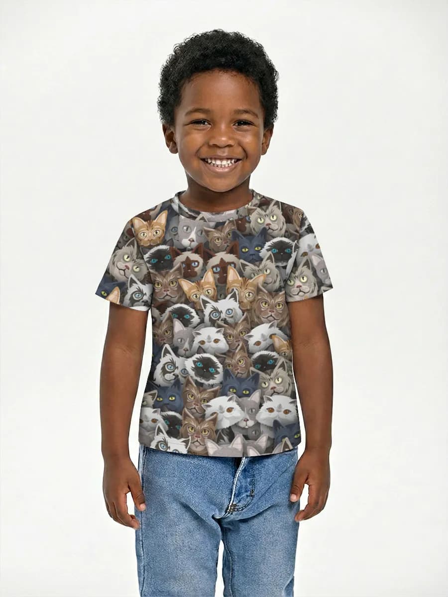 Children's cotton T-shirt (for boys. Copy)