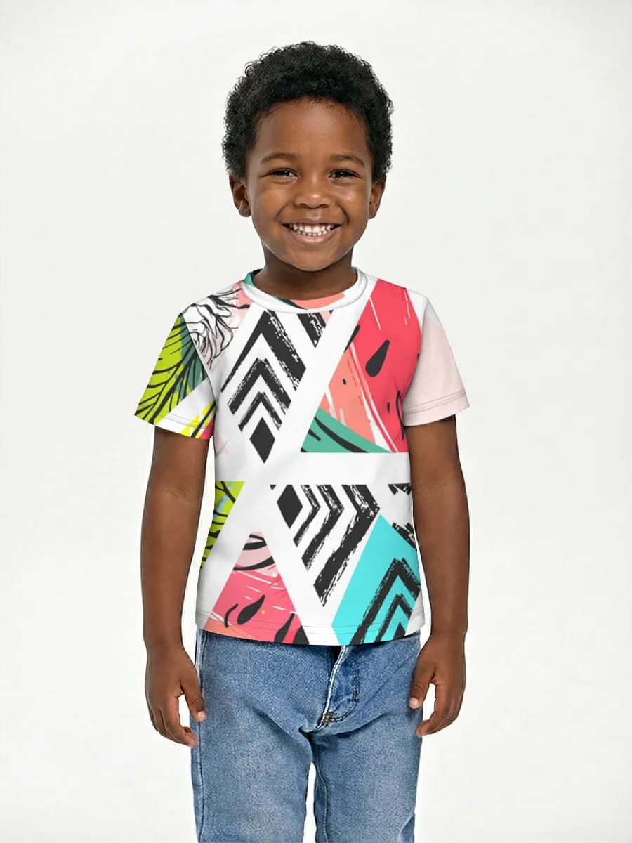Children's cotton T-shirt (for boys. Copy)
