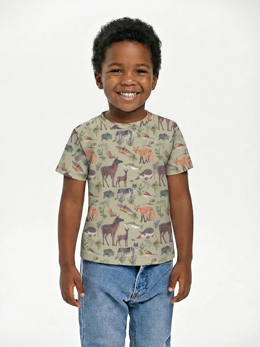 Children's cotton T-shirt (for boys. Copy)