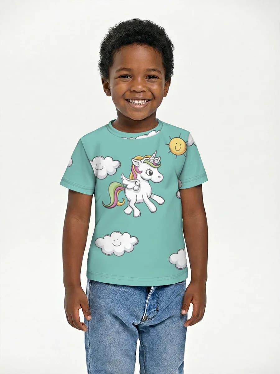 Children's cotton T-shirt (for boys. Copy)