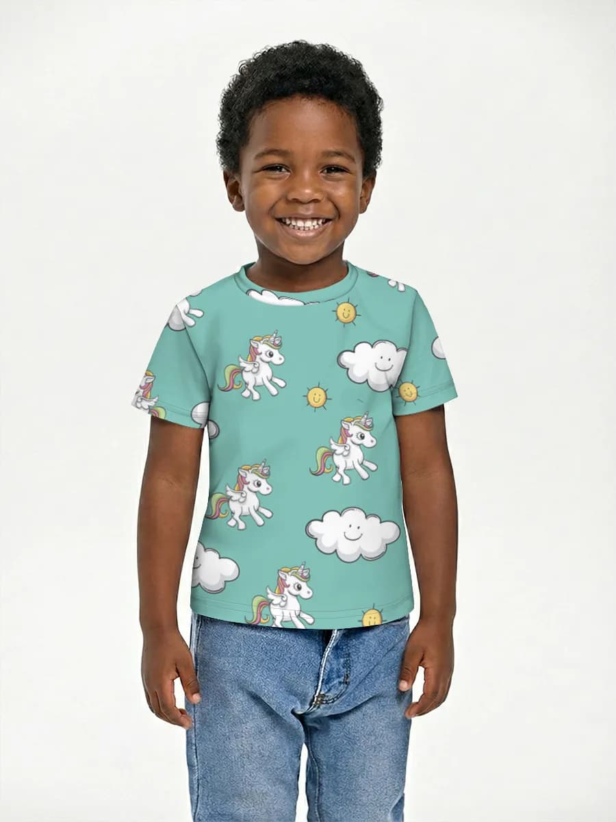 Children's cotton T-shirt (for boys. Copy)