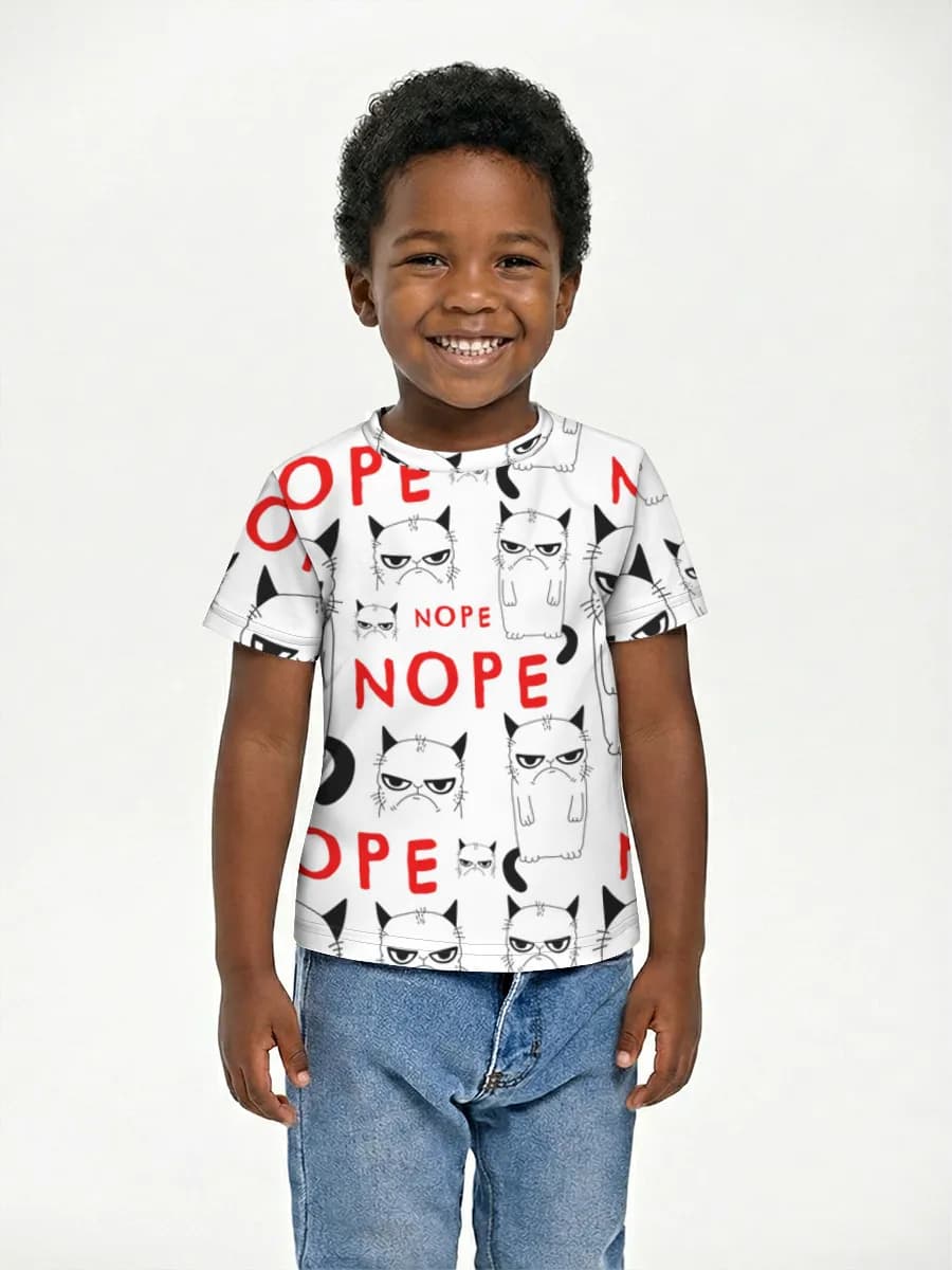 Children's cotton T-shirt (for boys. Copy)