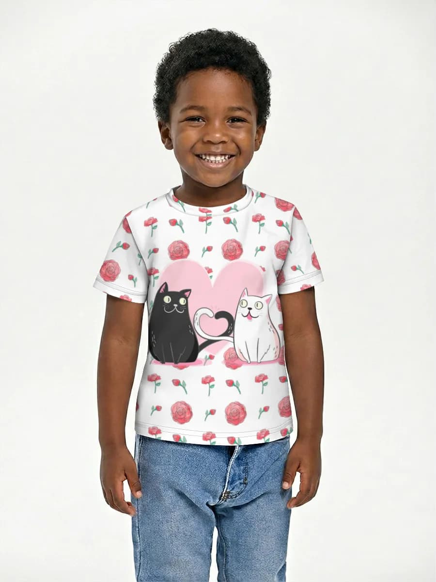 Children's cotton T-shirt (for boys. Copy)