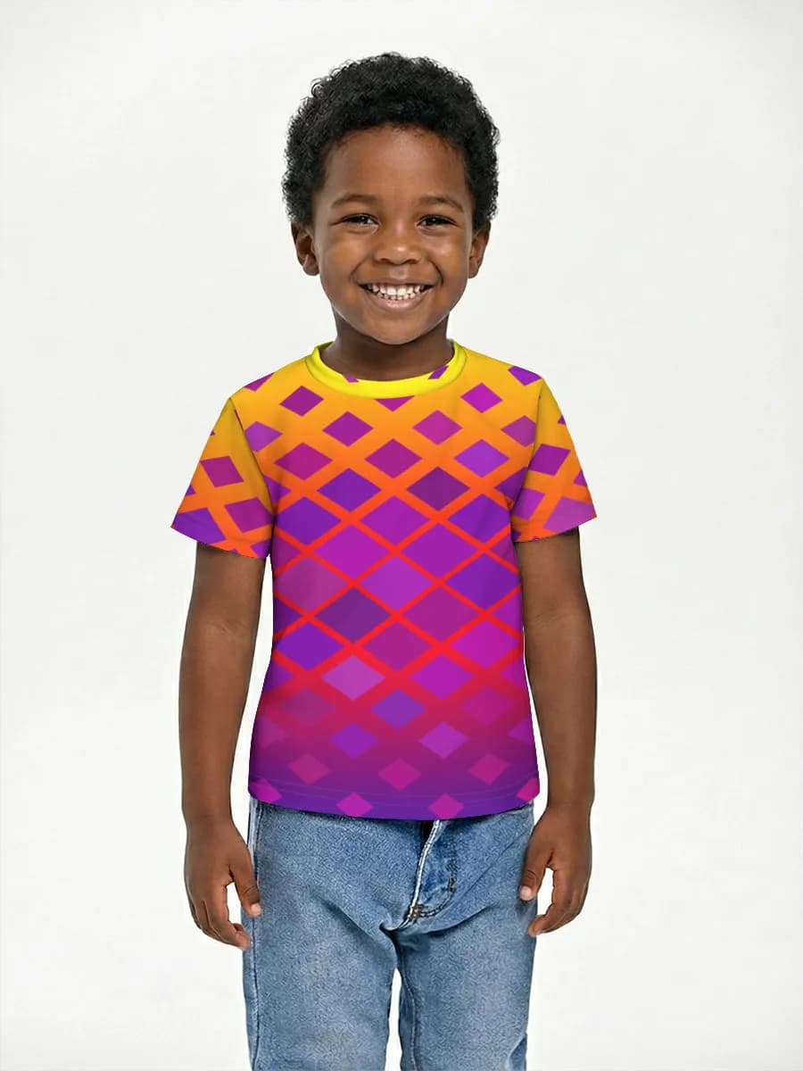 Children's cotton T-shirt (for boys. Copy)