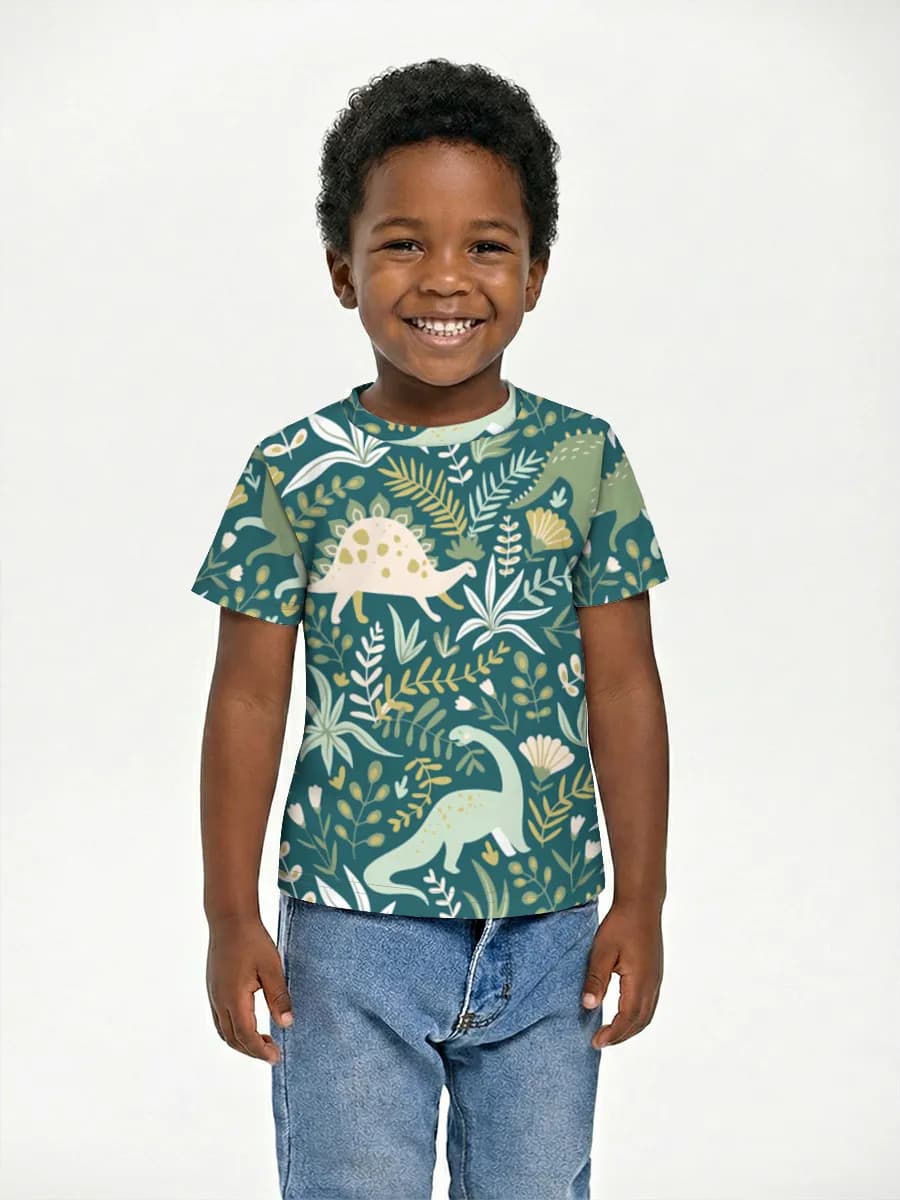 Dinosaur Botanical Print