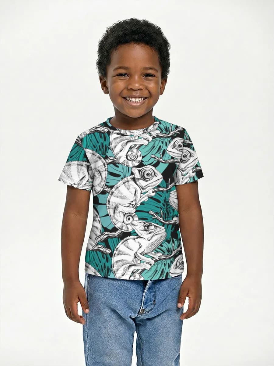Children's cotton T-shirt (for boys. Copy)