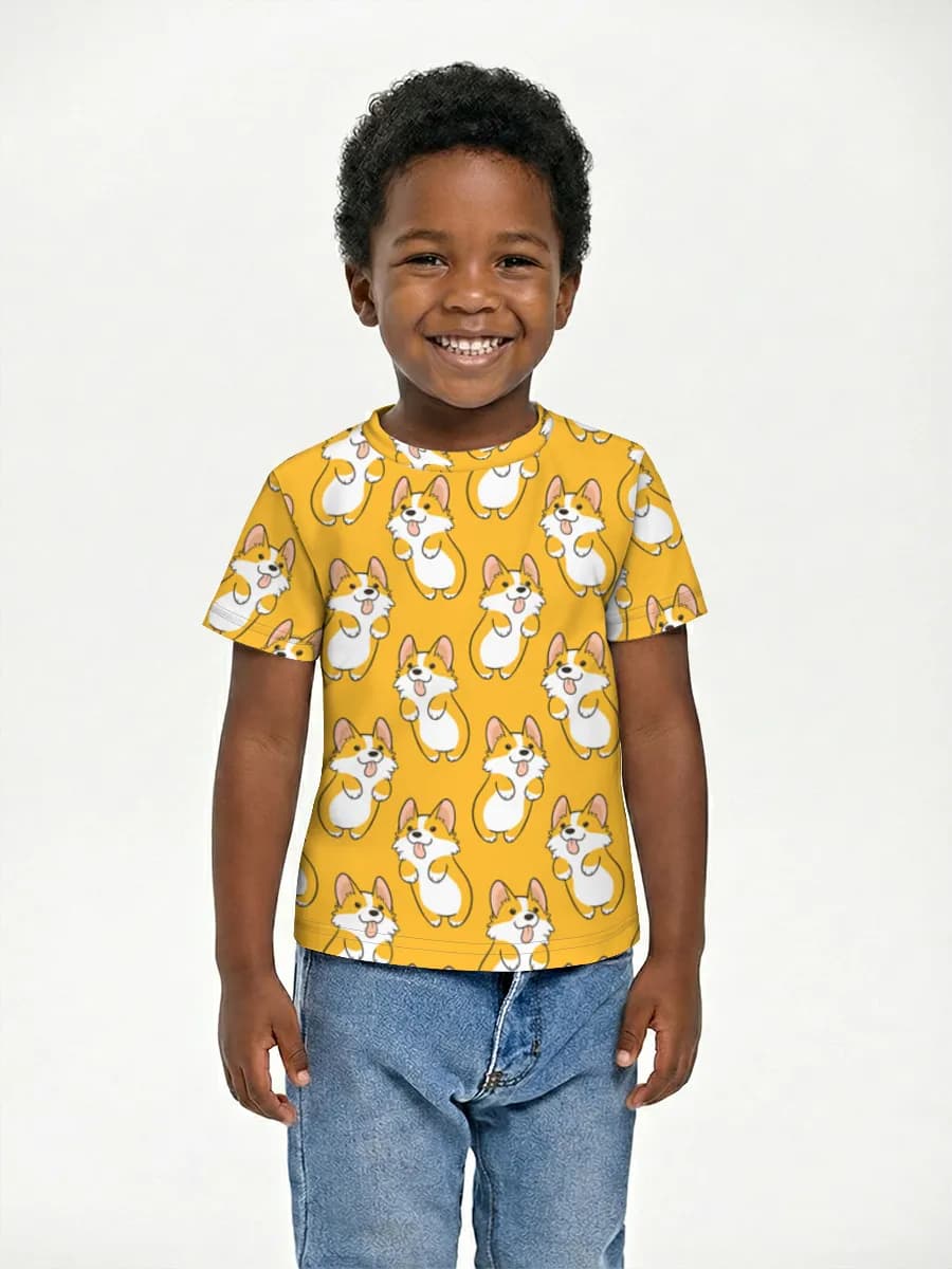 Children's cotton T-shirt (for boys. Copy)
