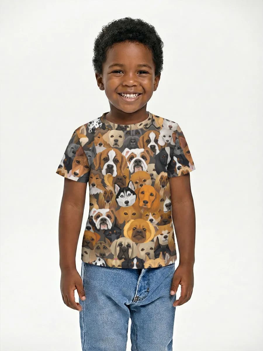 Children's cotton T-shirt (for boys. Copy)