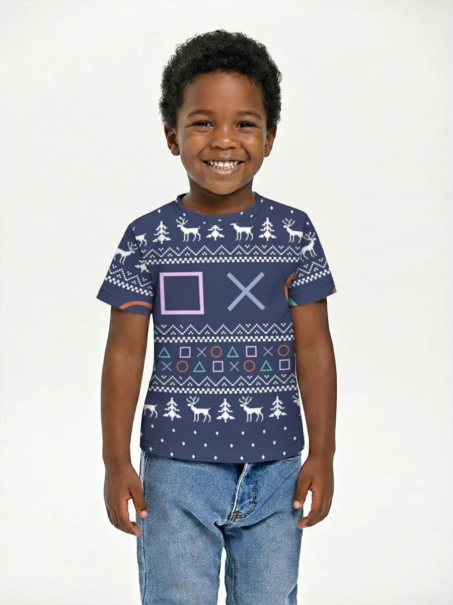 Children's cotton T-shirt (for boys. Copy)
