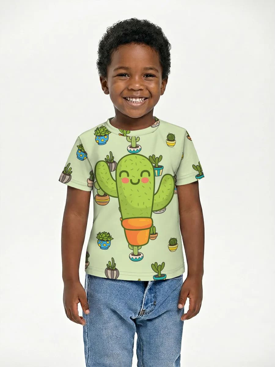 Children's cotton T-shirt (for boys. Copy)